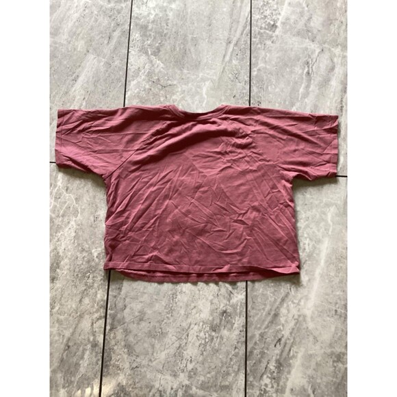 Adidas Shirt Youth Medium 10/12 Pink Crop Soccer Floral Graphic Short Sleeve - Picture 4 of 7